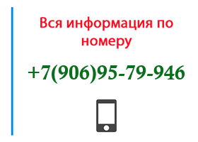 Номер 9069579946 - оператор, регион и другая информация