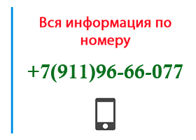 Номер 9119666077 - оператор, регион и другая информация
