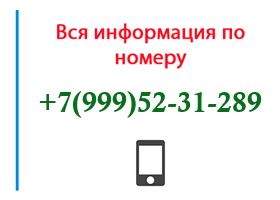 Номер 9995231289 - оператор, регион и другая информация