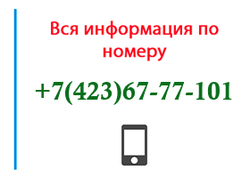 Номер 4236777101 - оператор, регион и другая информация