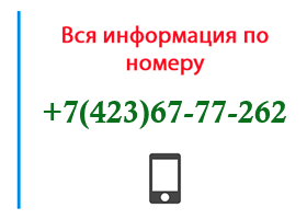 Номер 4236777262 - оператор, регион и другая информация