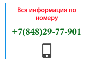 Номер 8482977901 - оператор, регион и другая информация