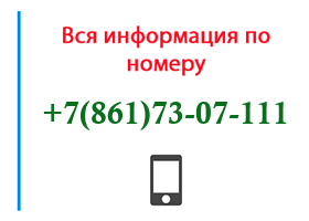 Номер 8617307111 - оператор, регион и другая информация