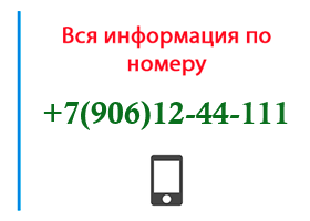 Номер 9061244111 - оператор, регион и другая информация