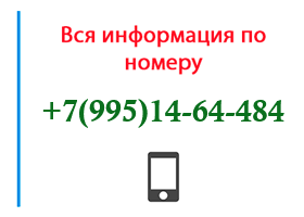 Номер 9951464484 - оператор, регион и другая информация